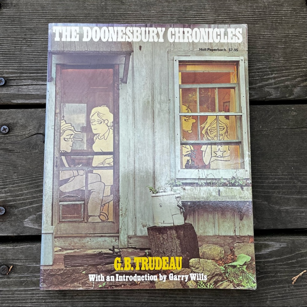 The Doonesbury Chronicles Vintage 1975 Large Paperback Book By G.B. Trudeau